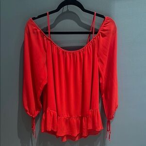 WAYF Elegant Red Women's Top
